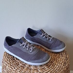 OluKai Mens Moku Pae Grey Meah Knit Slip-On Lightweight‎ Sneakers S-11